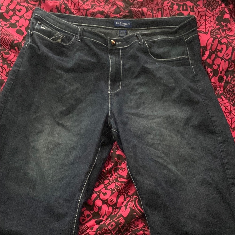 Blu Vineyard butterfly jorts